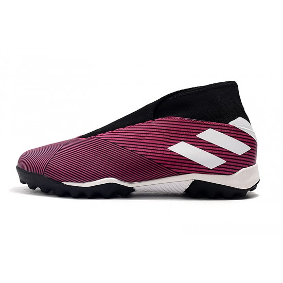 Adidas Nemeziz 19.3 Laceless TF Pink Black White 39-45