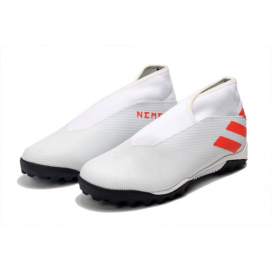 Adidas Nemeziz 19.3 Laceless TF White Orange 39-45