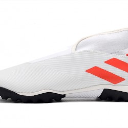 Adidas Nemeziz 19.3 Laceless TF White Orange 39-45