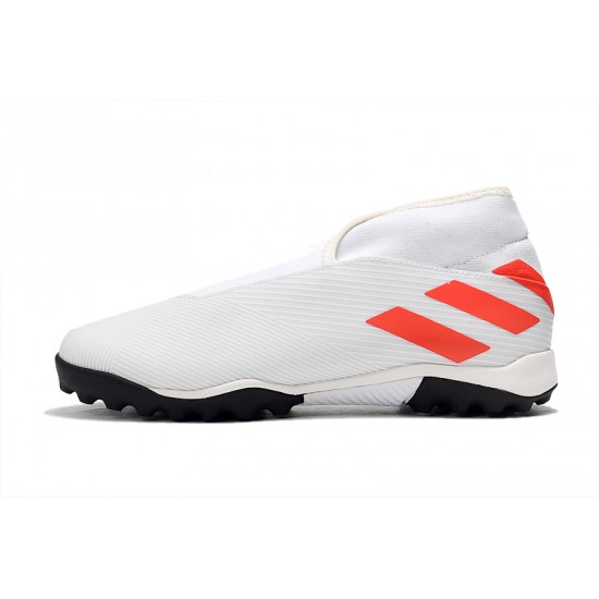 Adidas Nemeziz 19.3 Laceless TF White Orange 39-45