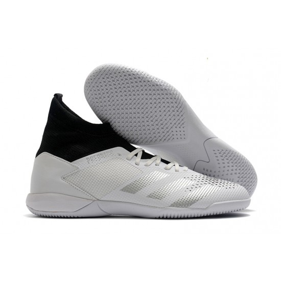 Adidas Predator 20.3 IC White Black Silver 39-45