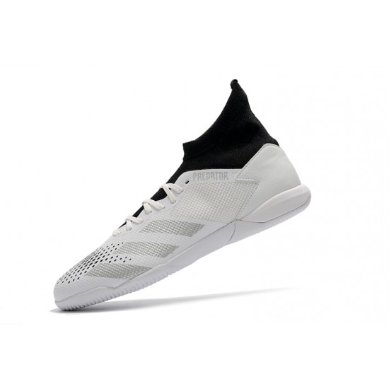 Adidas Predator 20.3 IC White Black Silver 39-45