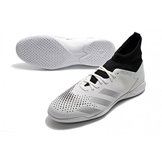 Adidas Predator 20.3 IC White Black Silver 39-45