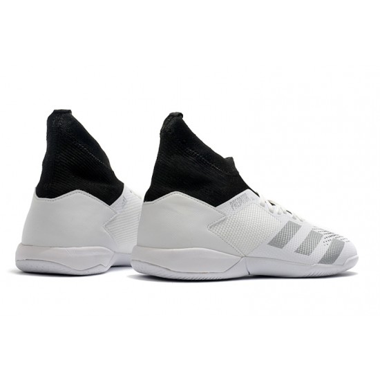 Adidas Predator 20.3 IC White Black Silver 39-45