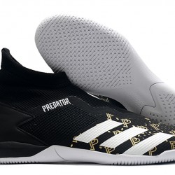 Adidas Predator 20.3 Laceless IN Black Gold White 39-45