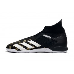 Adidas Predator 20.3 Laceless IN Black Gold White 39-45