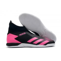 Adidas Predator 20.3 Laceless IN Black Pink 39-45