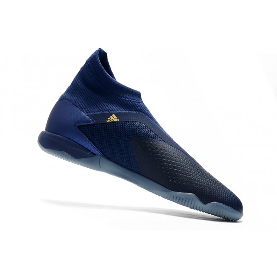 Adidas Predator 20.3 Laceless IN Blue Gold 39-45