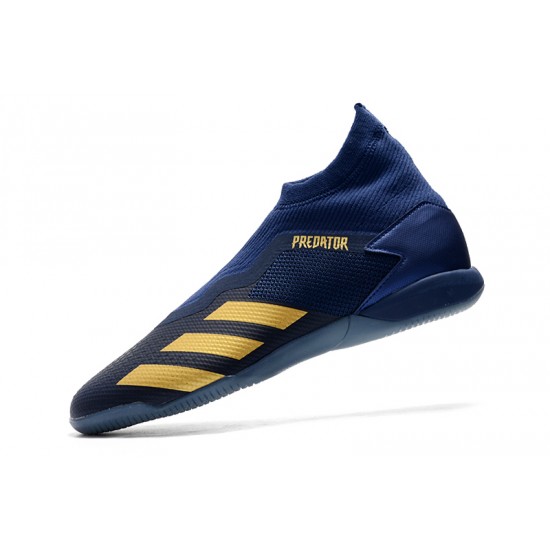 Adidas Predator 20.3 Laceless IN Blue Gold 39-45