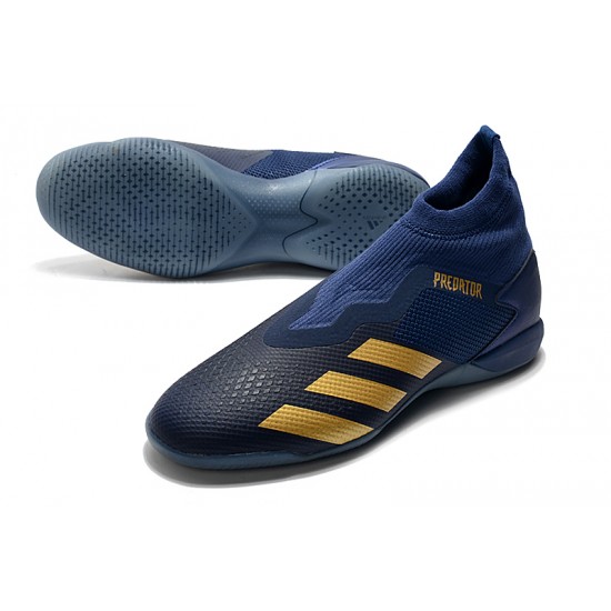 Adidas Predator 20.3 Laceless IN Blue Gold 39-45