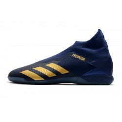 Adidas Predator 20.3 Laceless IN Blue Gold 39-45