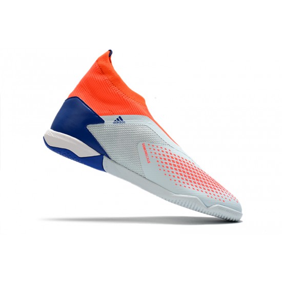 Adidas Predator 20.3 Laceless IN Blue Orange White 39-45