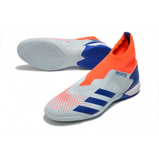 Adidas Predator 20.3 Laceless IN Blue Orange White 39-45