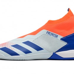 Adidas Predator 20.3 Laceless IN Blue Orange White 39-45