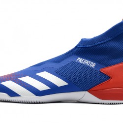 Adidas Predator 20.3 Laceless IN Blue Red White 39-45