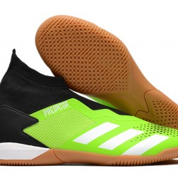 Adidas Predator 20.3 Laceless IN Green Black White 39-45