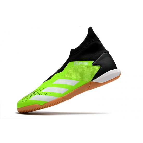 Adidas Predator 20.3 Laceless IN Green Black White 39-45