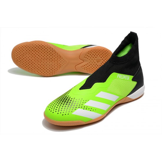 Adidas Predator 20.3 Laceless IN Green Black White 39-45