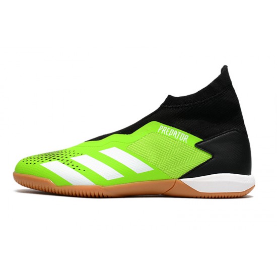 Adidas Predator 20.3 Laceless IN Green Black White 39-45