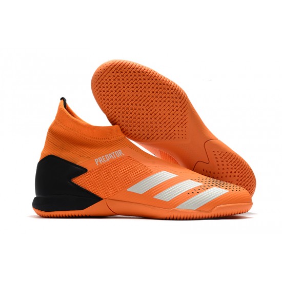 Adidas Predator 20.3 Laceless IN Orange Black 39-45