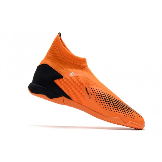 Adidas Predator 20.3 Laceless IN Orange Black 39-45