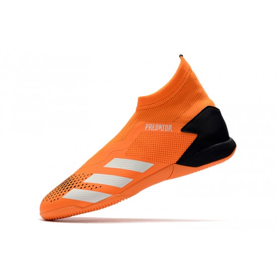 Adidas Predator 20.3 Laceless IN Orange Black 39-45