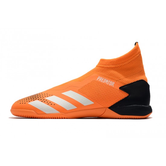 Adidas Predator 20.3 Laceless IN Orange Black 39-45