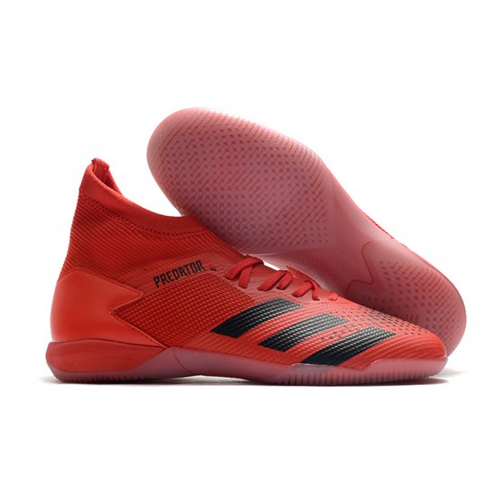 Adidas Predator 20.3 Laceless IN Red Black 39-45