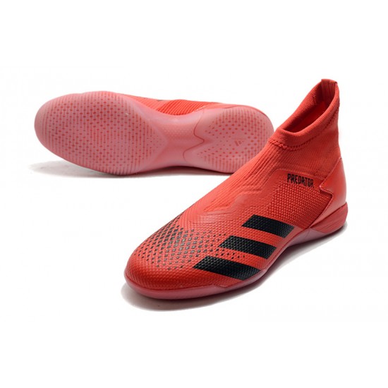 Adidas Predator 20.3 Laceless IN Red Black 39-45