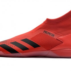 Adidas Predator 20.3 Laceless IN Red Black 39-45