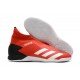 Adidas Predator 20.3 Laceless IN Red Black Silver 39-45