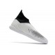 Adidas Predator 20.3 Laceless IN White Black Silver 39-45