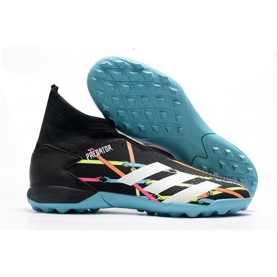 Adidas Predator 20.3 Laceless TF Black Blue White 39-45