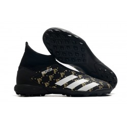 Adidas Predator 20.3 Laceless TF Black Gold White 39-45