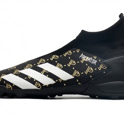 Adidas Predator 20.3 Laceless TF Black Gold White 39-45