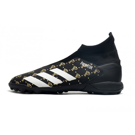 Adidas Predator 20.3 Laceless TF Black Gold White 39-45