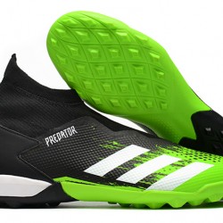 Adidas Predator 20.3 Laceless TF Black Green White 39-45