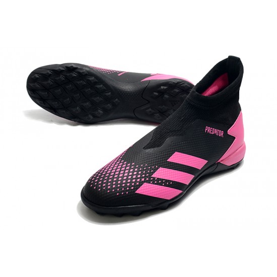 Adidas Predator 20.3 Laceless TF Black Pink 39-45