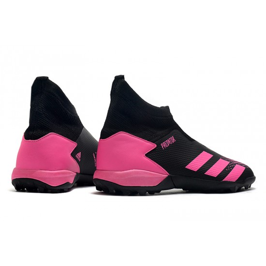 Adidas Predator 20.3 Laceless TF Black Pink 39-45