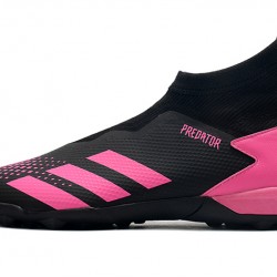 Adidas Predator 20.3 Laceless TF Black Pink 39-45