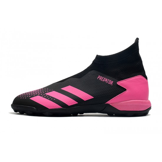 Adidas Predator 20.3 Laceless TF Black Pink 39-45