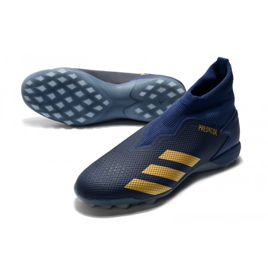 Adidas Predator 20.3 Laceless TF Blue Gold 39-45