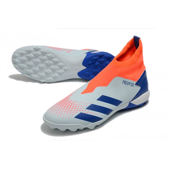 Adidas Predator 20.3 Laceless TF Blue Orange White 39-45