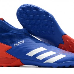 Adidas Predator 20.3 Laceless TF Blue Red White 39-45