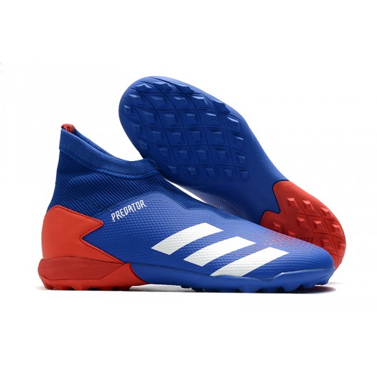 Adidas Predator 20.3 Laceless TF Blue Red White 39-45