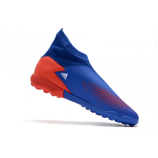 Adidas Predator 20.3 Laceless TF Blue Red White 39-45