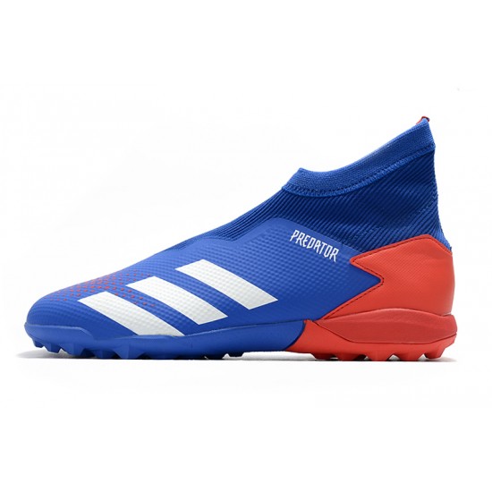 Adidas Predator 20.3 Laceless TF Blue Red White 39-45