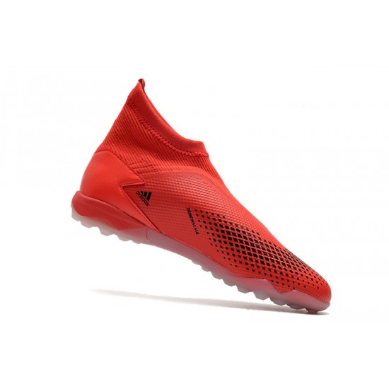 Adidas Predator 20.3 Laceless TF Red Black 39-45