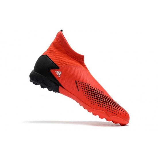 Adidas Predator 20.3 Laceless TF Red Black Silver 39-45