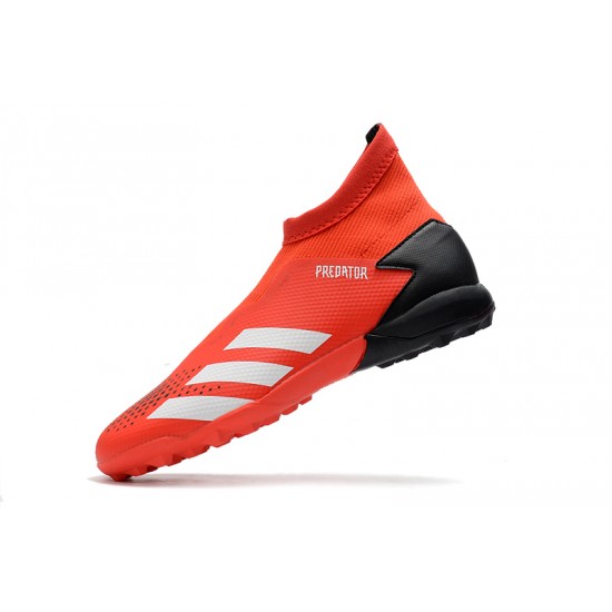 Adidas Predator 20.3 Laceless TF Red Black Silver 39-45